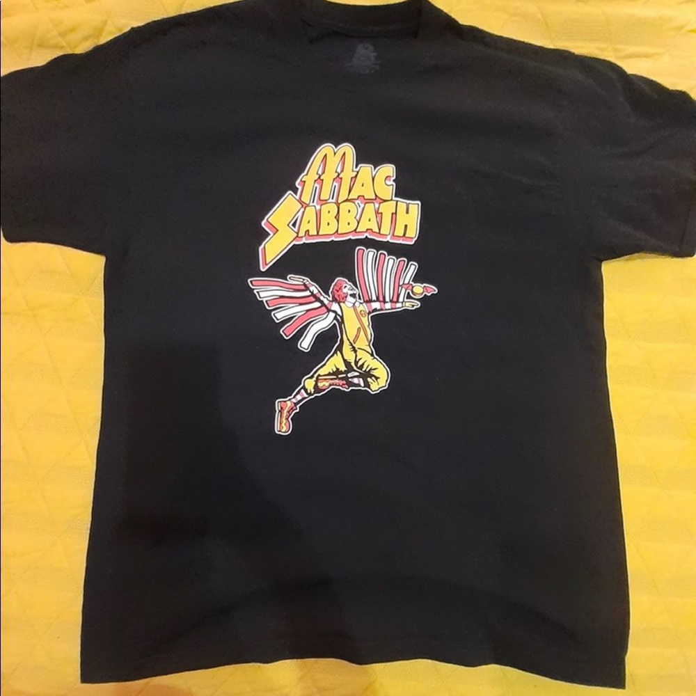 COPY - Mac sabbath tour TShirt rare rock and roll